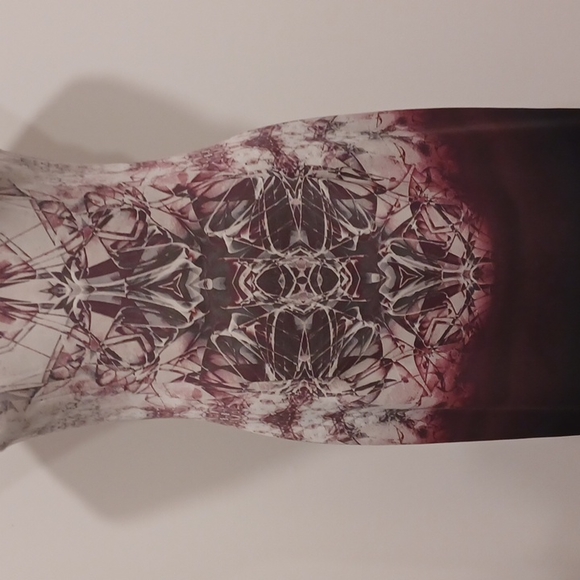 Dex "The Suit Shop" Abstract Print Stretch Scuba Dress- Sz. Sm - Picture 3 of 13